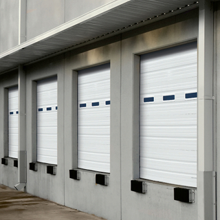 Insulation Manual Sectional Industrial Door for 4S shop
