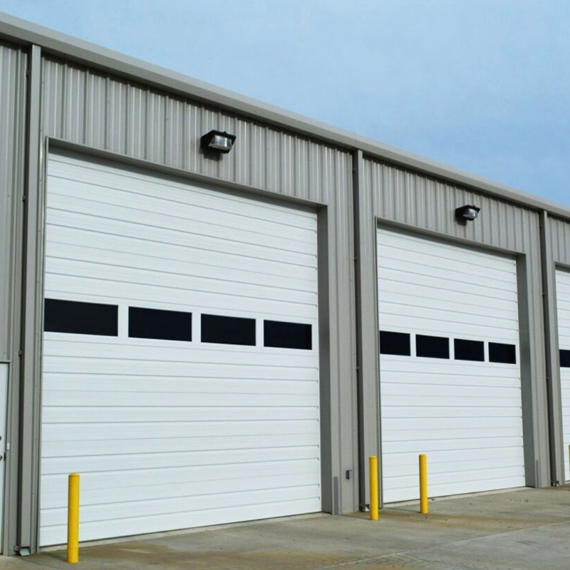 Windproof Automatic Sectional Industrial Door for 4S shop