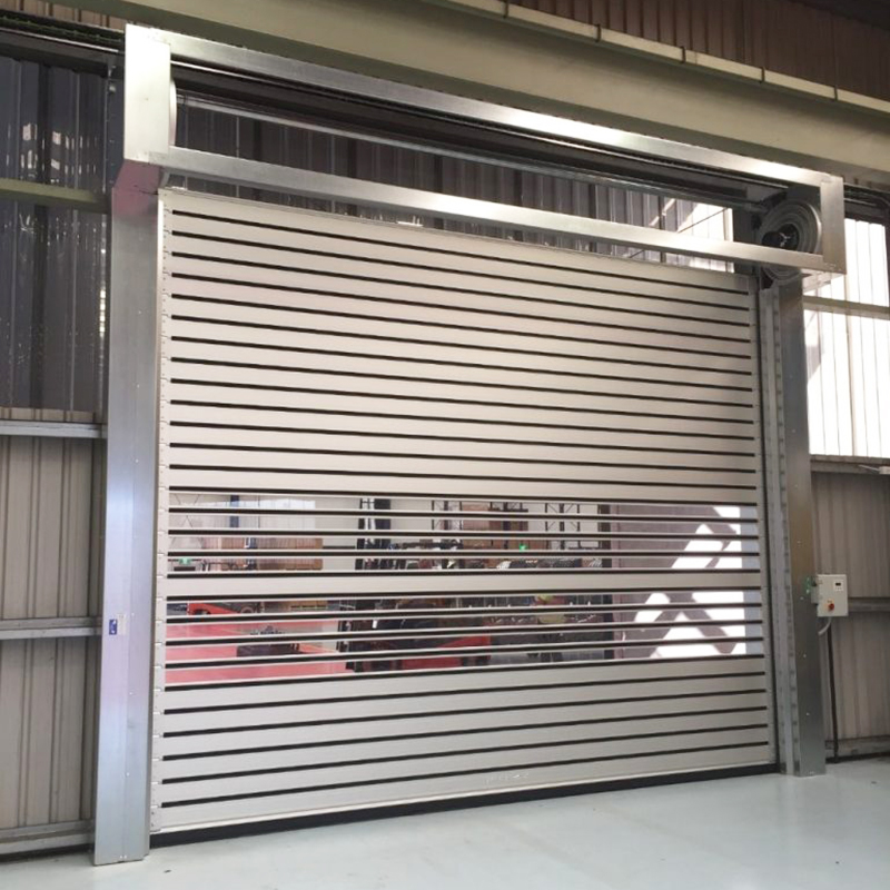 Metal Rapid Fast High Speed Aluminum Spiral Shutter Door for 4S Shop